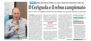 gazzetta sport 27-3-20 solo cerignola